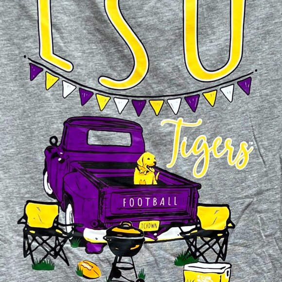 Captivating LSU Tailgate Tee NWT 2XL - Picture 3 of 5